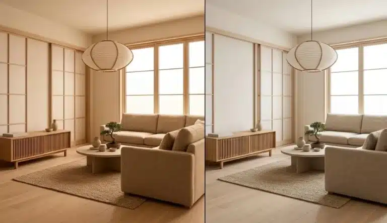 Best Lighting Temperature for Japandi Spaces: 2700K vs. 3000K